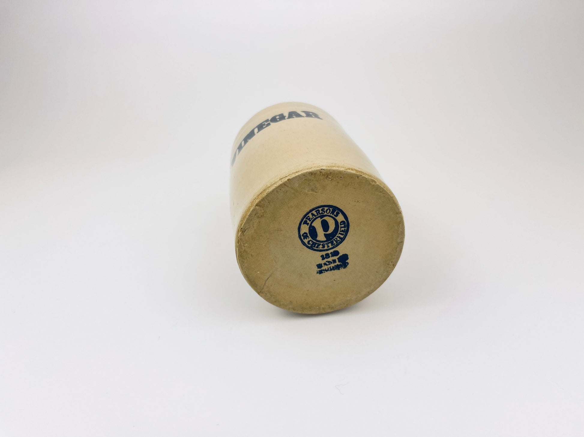 Product image for 'vintage vinegar stoneware dispenser pearsons of chesterfield 1810 made in england' (view ddfc80)