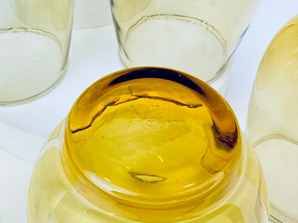 Product image for 'vintage libbey tempo amber glassware barware gift set sold separately' (view 521859)