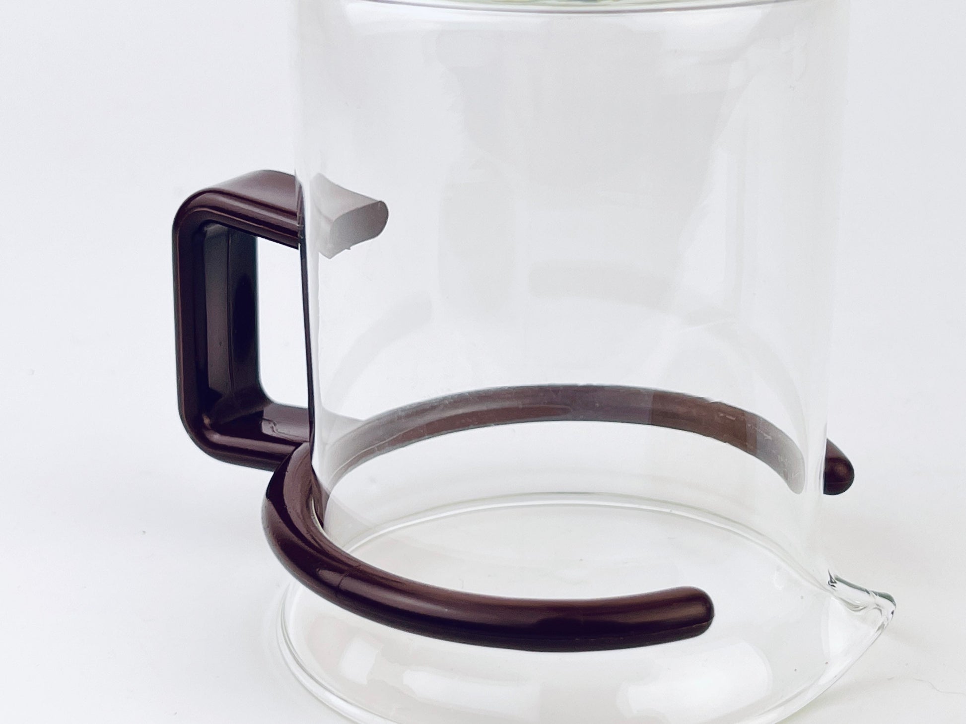 Product image for 'vintage brown bodum espresso demitasse glass coffee creamer sugar bowl set set of two 2' (view 5a03ea)