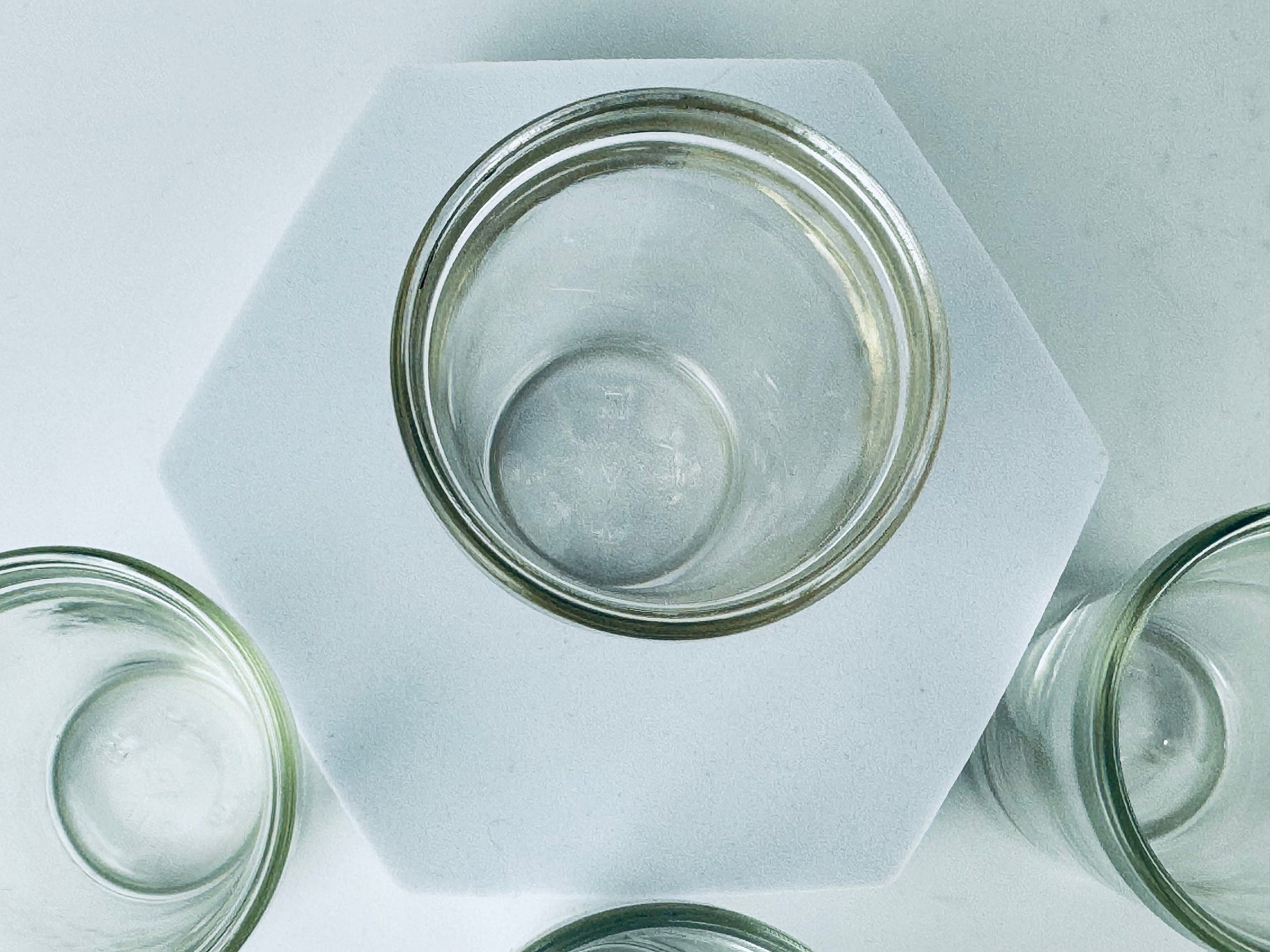 Product image for 'vintage clear juice glasses set of four 4' (view 5a9c97)