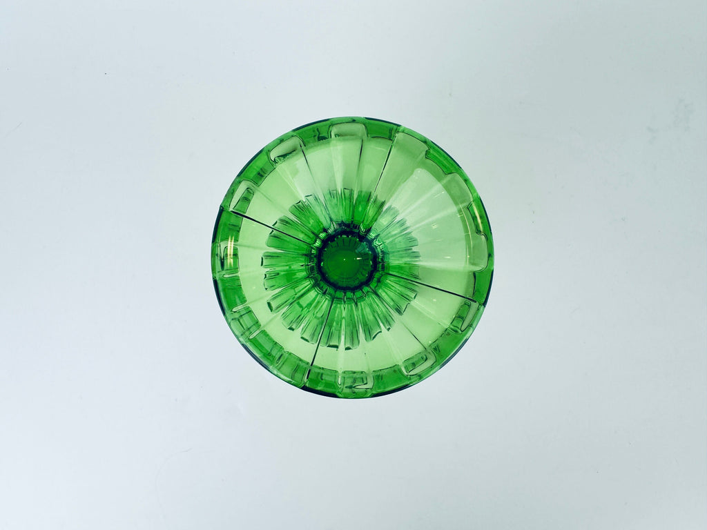 Product image for 'vintage anchor hocking forest green glass swirl candy bowl decorative bowl' (view 4ce44e)