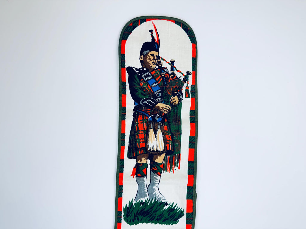Product image for 'vintage scotland westering home bagpipes double oven mitt tartan plaid causeway uk' (view 93f1ae)