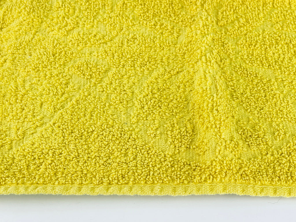 Product image for 'vintage sears yellow floral rectangular fringe hand towel 100 cotton made in usa' (view 4ca6ad)