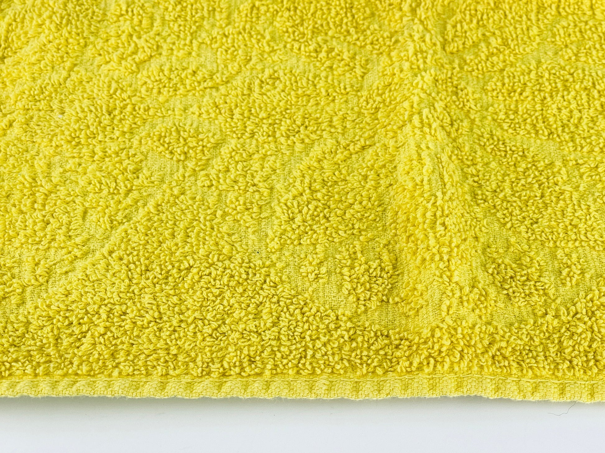 Product image for 'vintage sears yellow floral rectangular fringe hand towel 100 cotton made in usa' (view 4ca6ad)