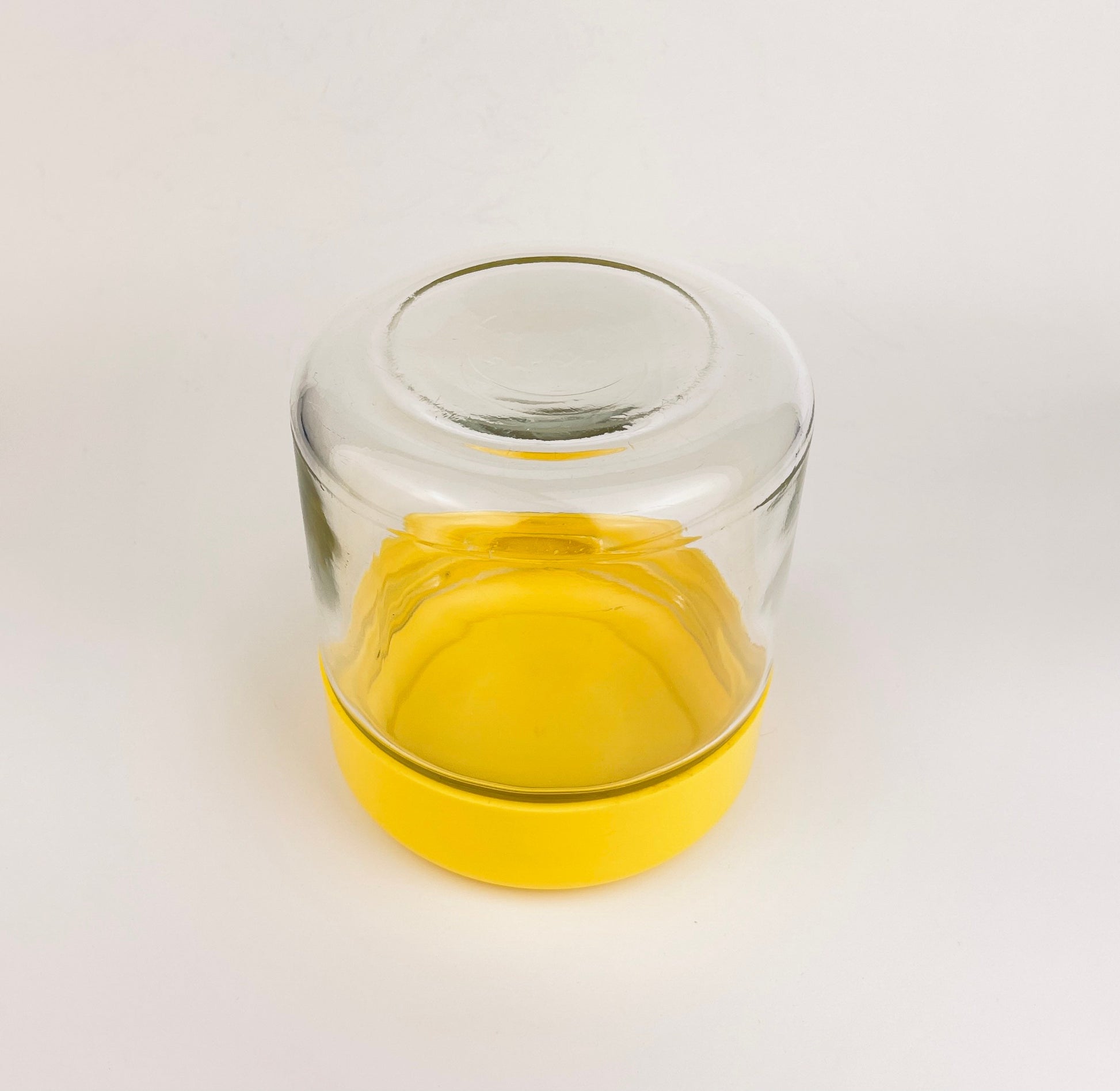 Product image for 'vintage heller designs by massimo vignelli yellow plastic top countertop canister' (view 2b1fc8)