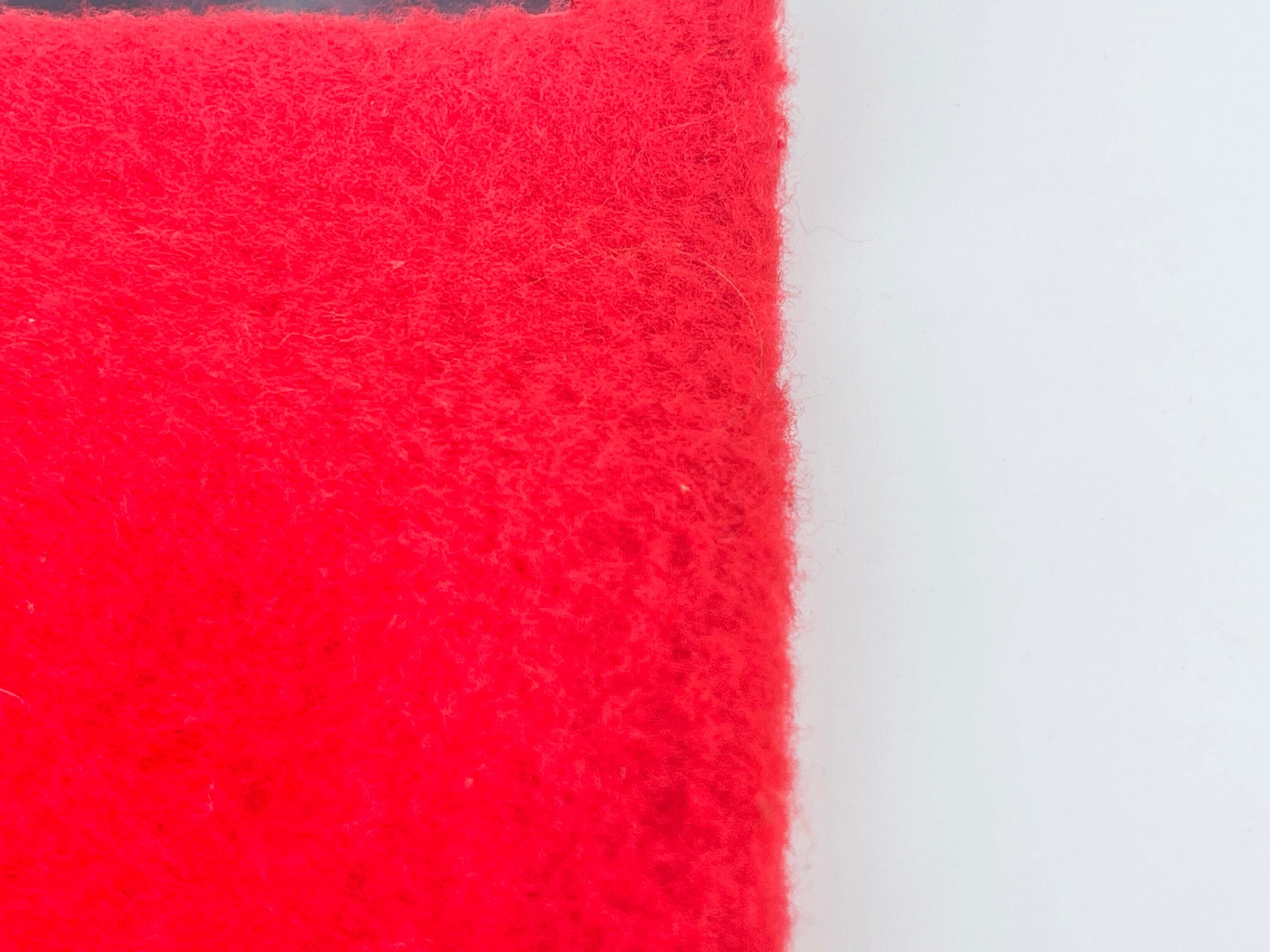 Product image for 'vintage red christmas plush felt pattern stocking material made in usa by rainbow 18 x 22 craft cut new old stock nos' (view 7f8454)