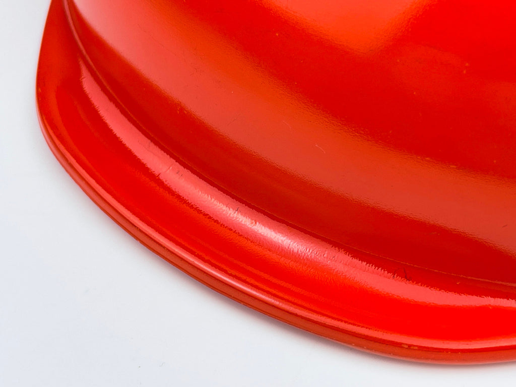 Product image for 'vintage red milk glass pyrex casserole dish 024 2 qt made in usa' (view 03fe92)