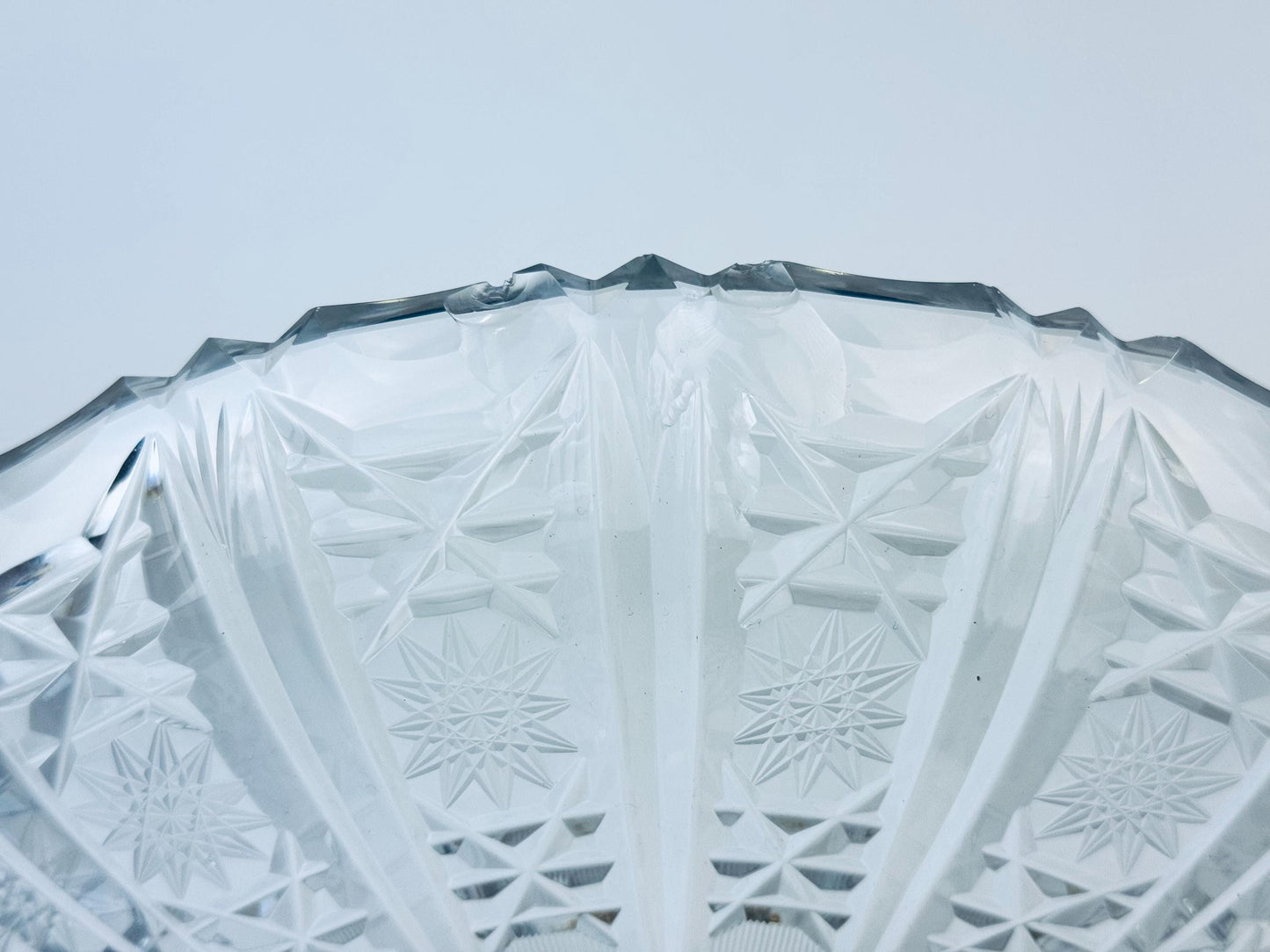 Product image for 'vintage ornate cut crystal cast brass pedestal platter attractive aged metal patina' (view 35c399)