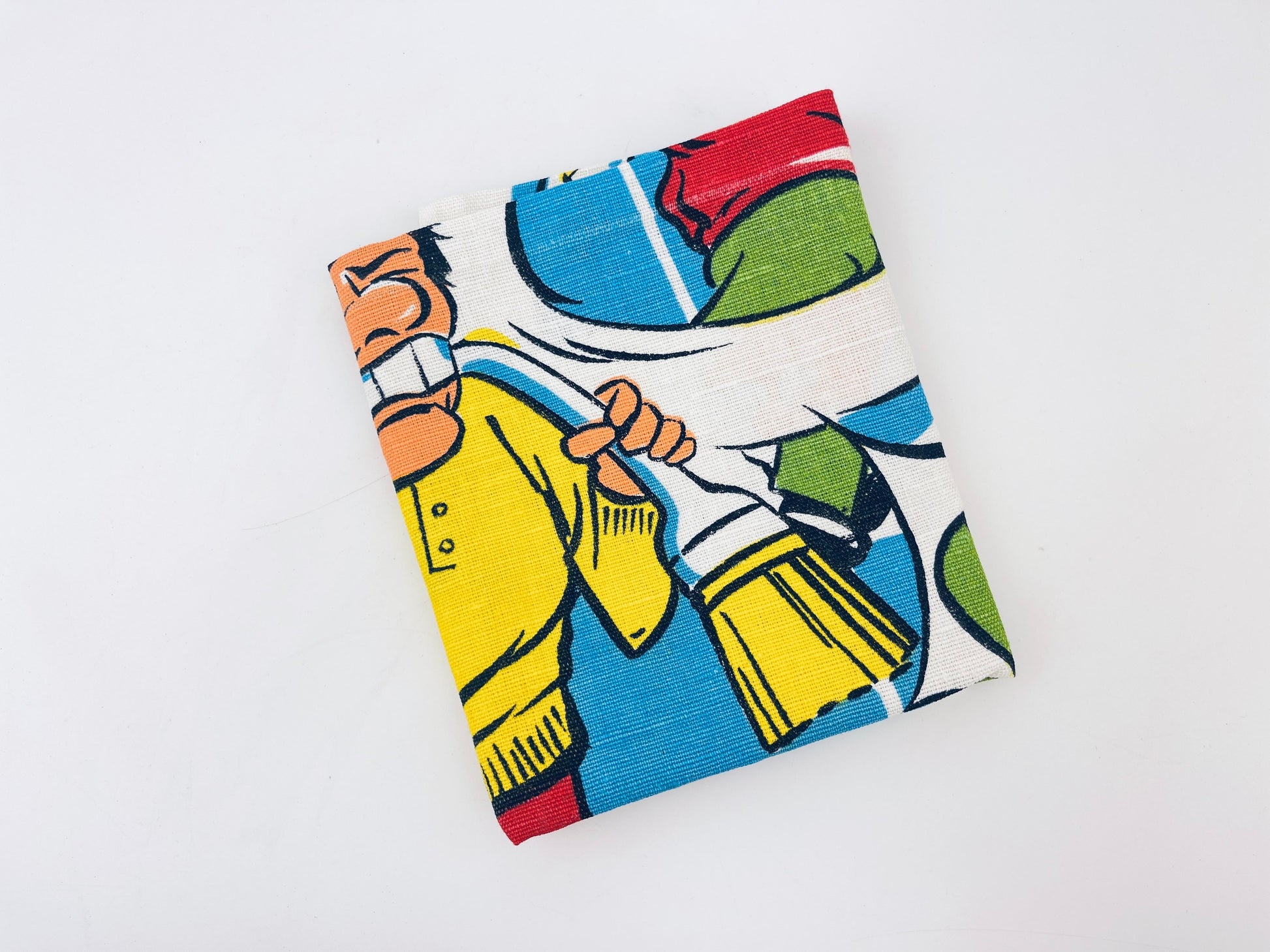Product image for 'vintage curlers crying tea towel excellent curlers gift made in poland by textilimnex' (view b7920d)