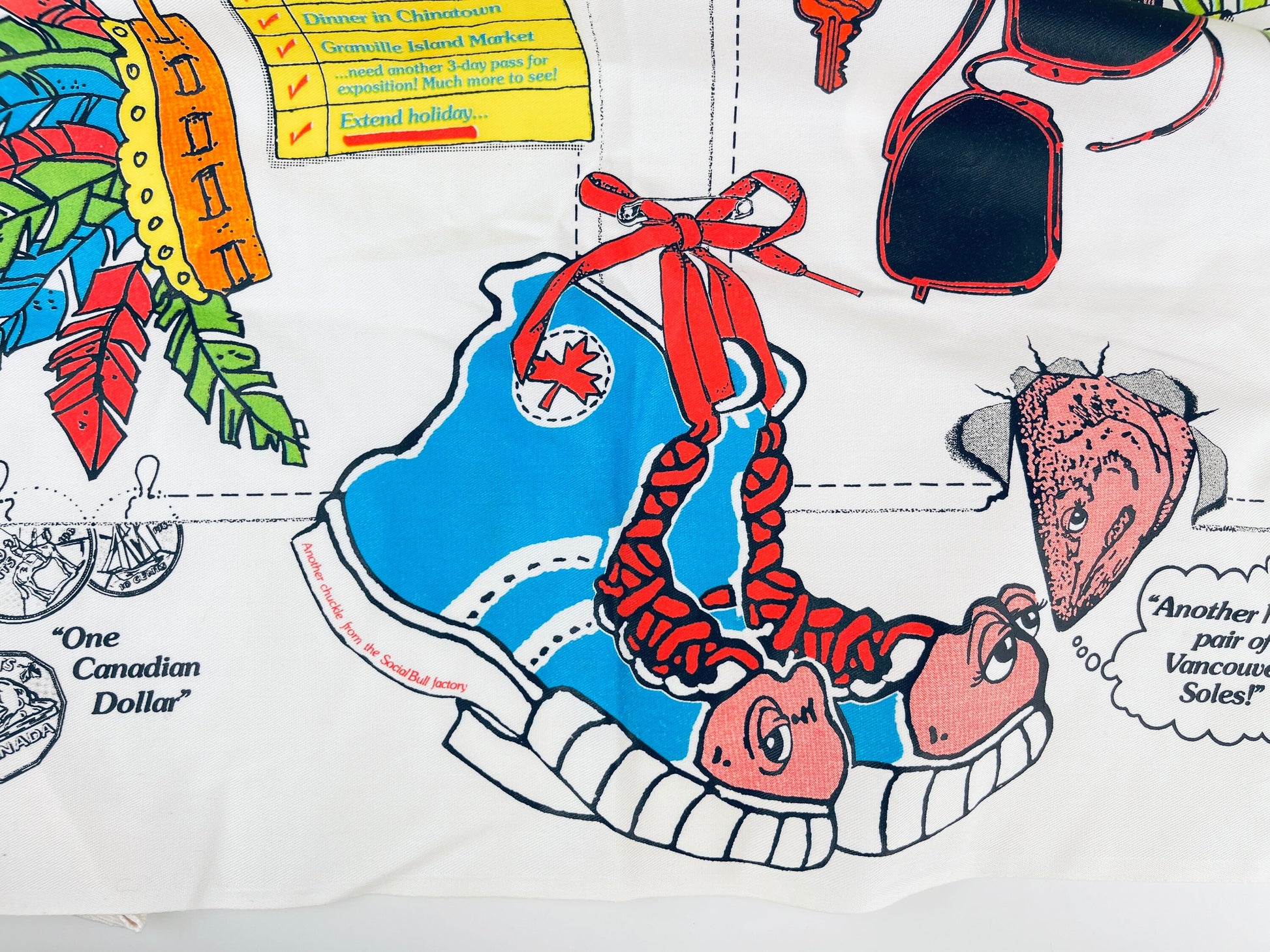 Product image for 'vintage funny vancouver british columbia canada tourism full apron landmark locations social bull factory' (view f46ee2)