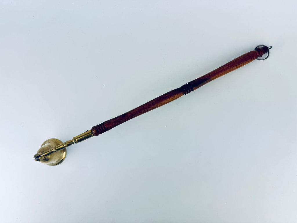 Product image for 'vintage long wood brass candle snuffer doubter candle accessory gift' (view 3e6464)
