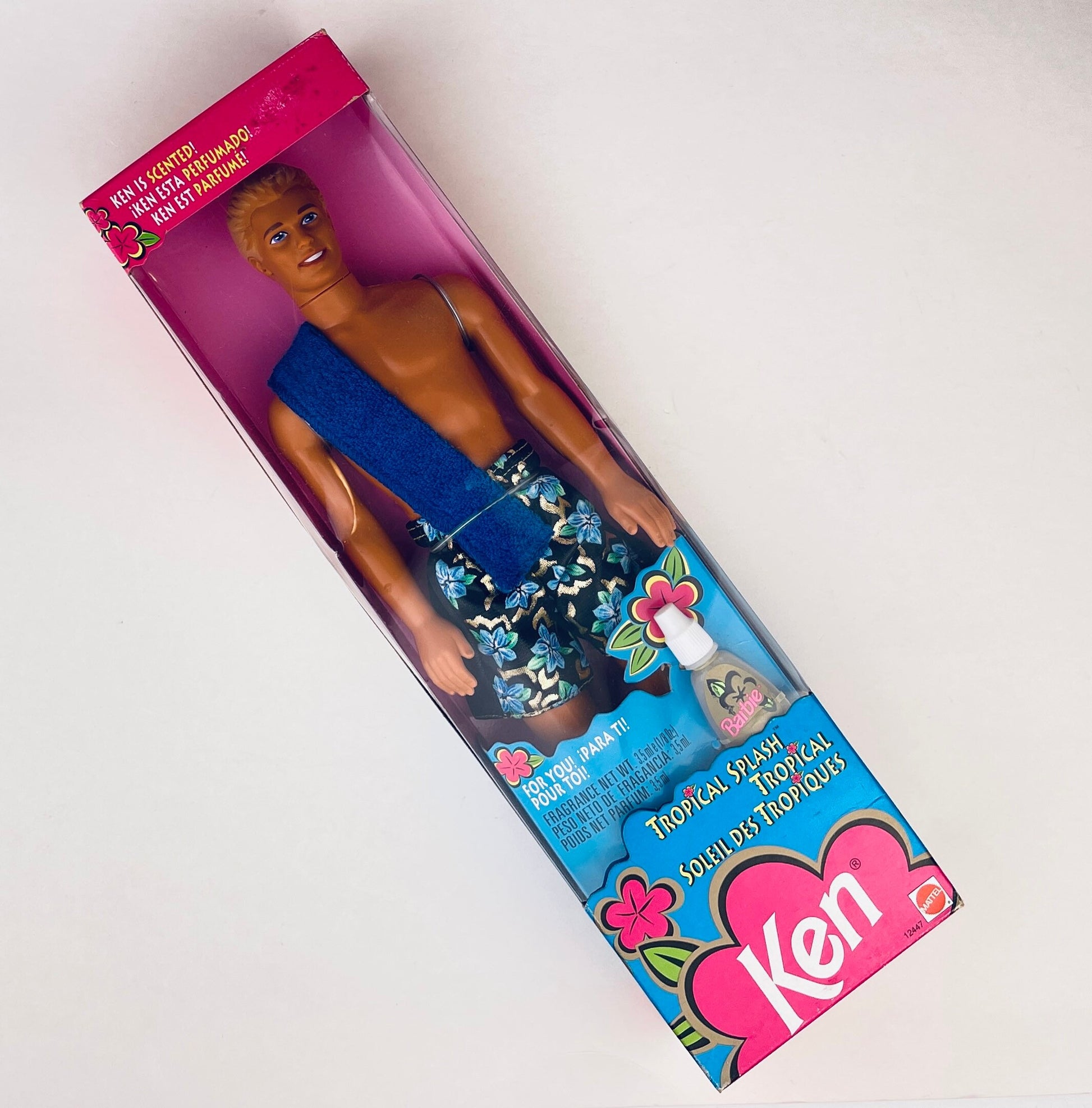 Product image for 'vintage 1994 tropical splash ken doll new in box scented collector s edition' (view be2942)