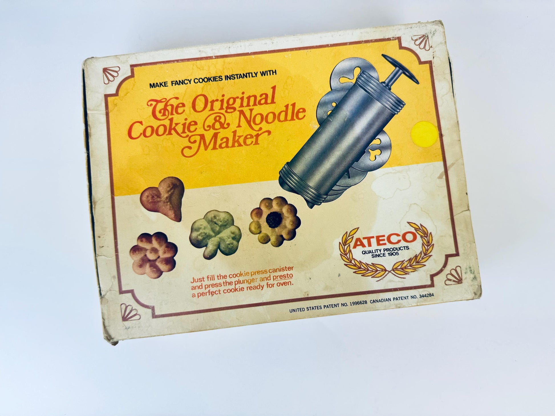 Product image for 'vintage ateco the original cookie noodle maker made in usa' (view 075a73)