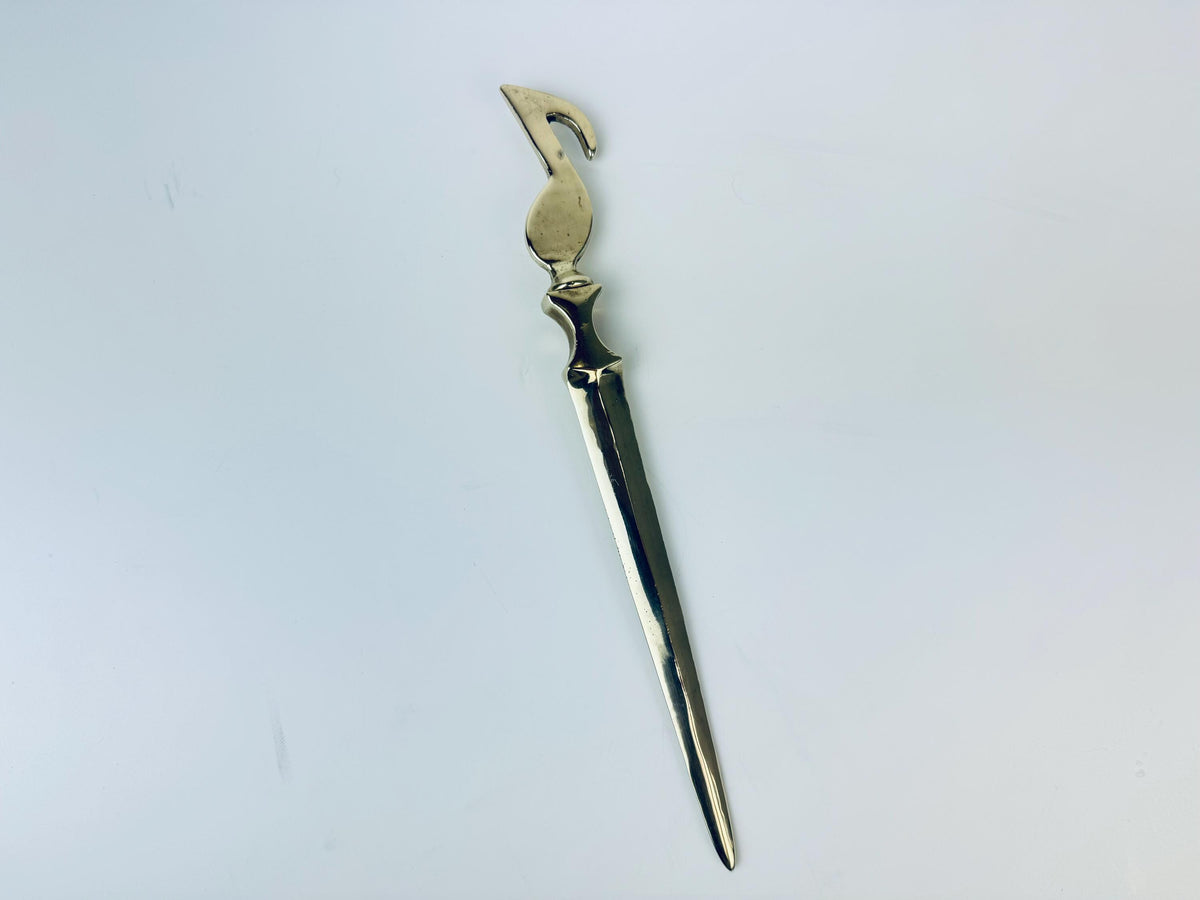 Product image for 'vintage solid brass pineapple music note letter opener sold separately' (view 1e3ee8)