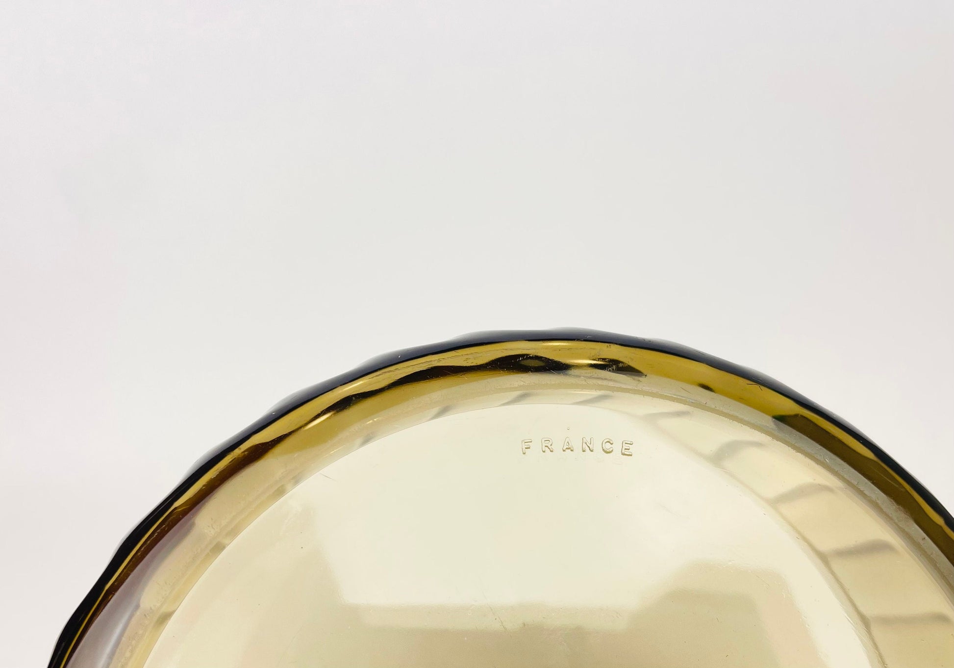 Product image for 'vintage arcopal smokey brown glass bowls set of 2 made in france' (view f514dc)