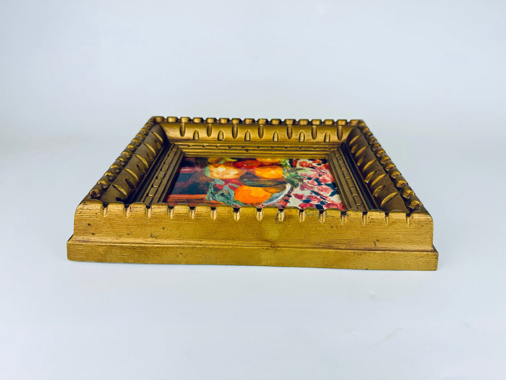 Product image for 'vintage faux wood ornate carved gold gilt picture frame hollywood regency decor' (view 8f8e01)