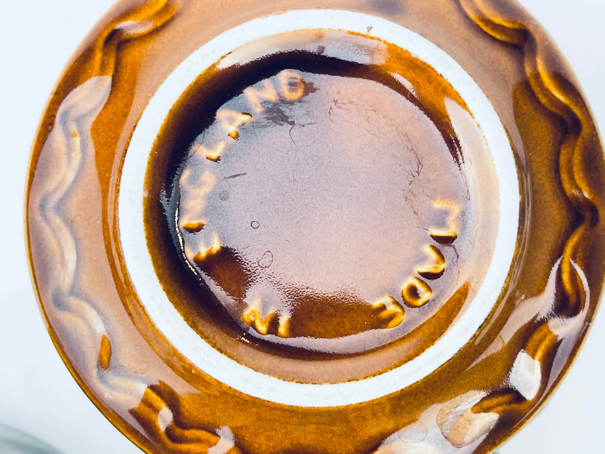 Product image for 'vintage english handled green brown drip glazed ceramic soup bowls set of two 2' (view 8eeeec)