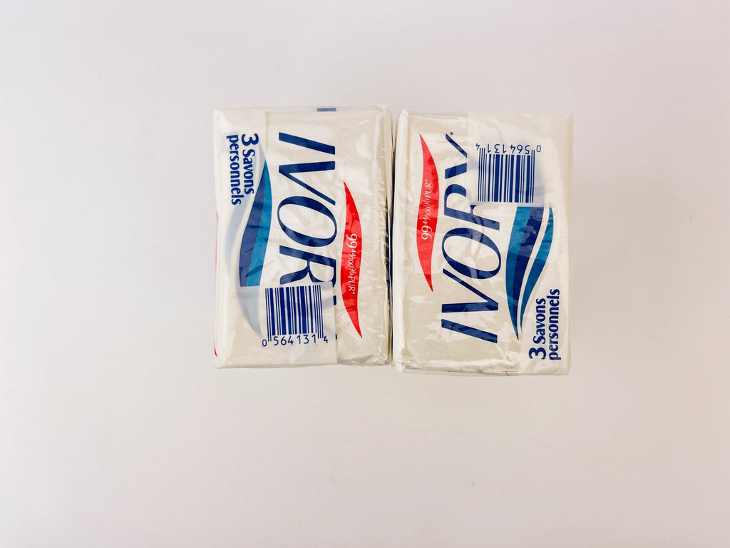 Product image for 'vintage ivory bar soap two packs of three 3 99 44 pure made in canada' (view 50536e)