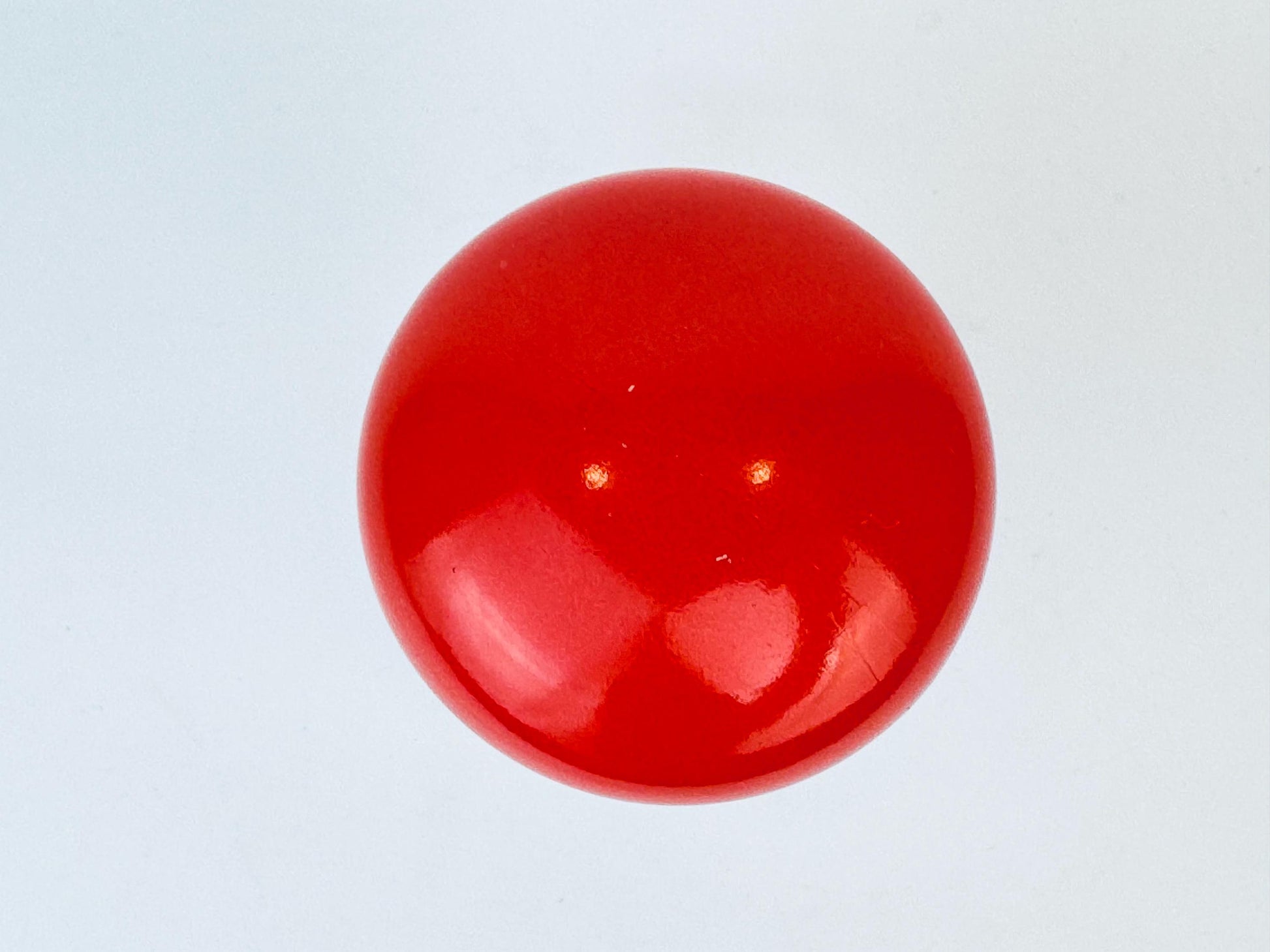 Product image for 'vintage bright red glass lid apothecary airtight glass jar made in belgium' (view d7d88a)