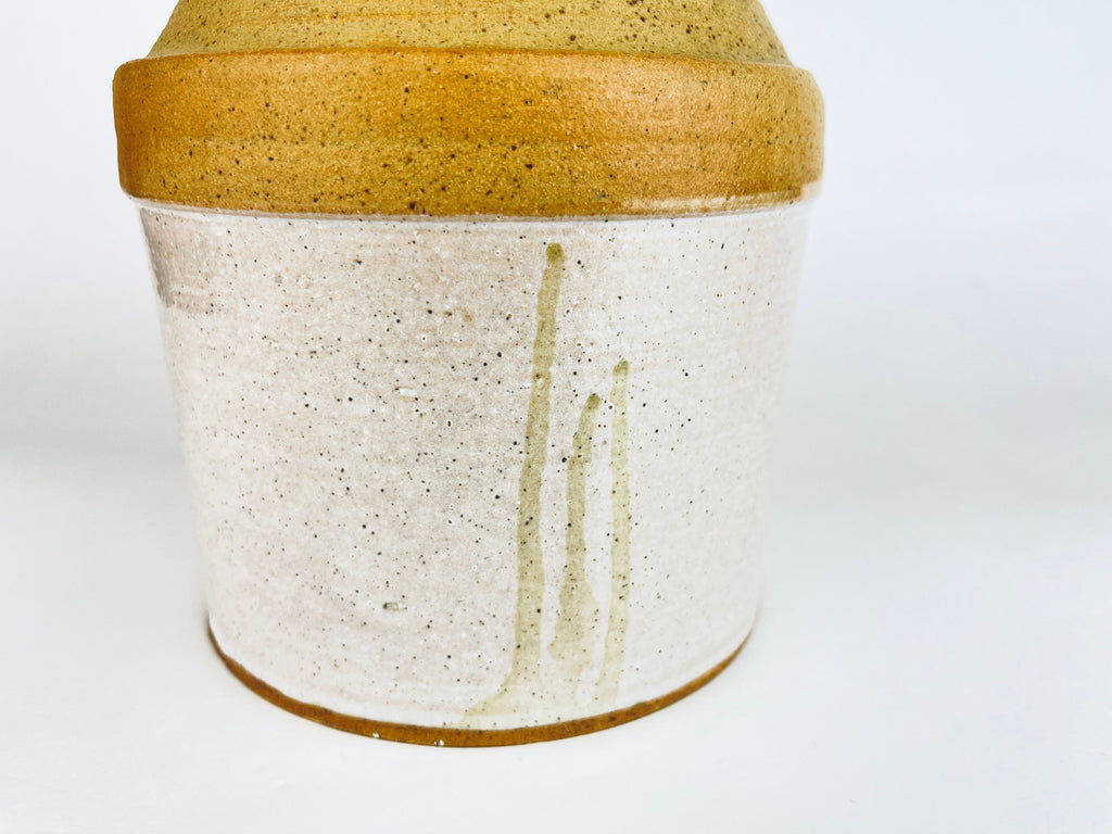 Product image for 'vintage speckle stoneware crock jug' (view cd97c5)