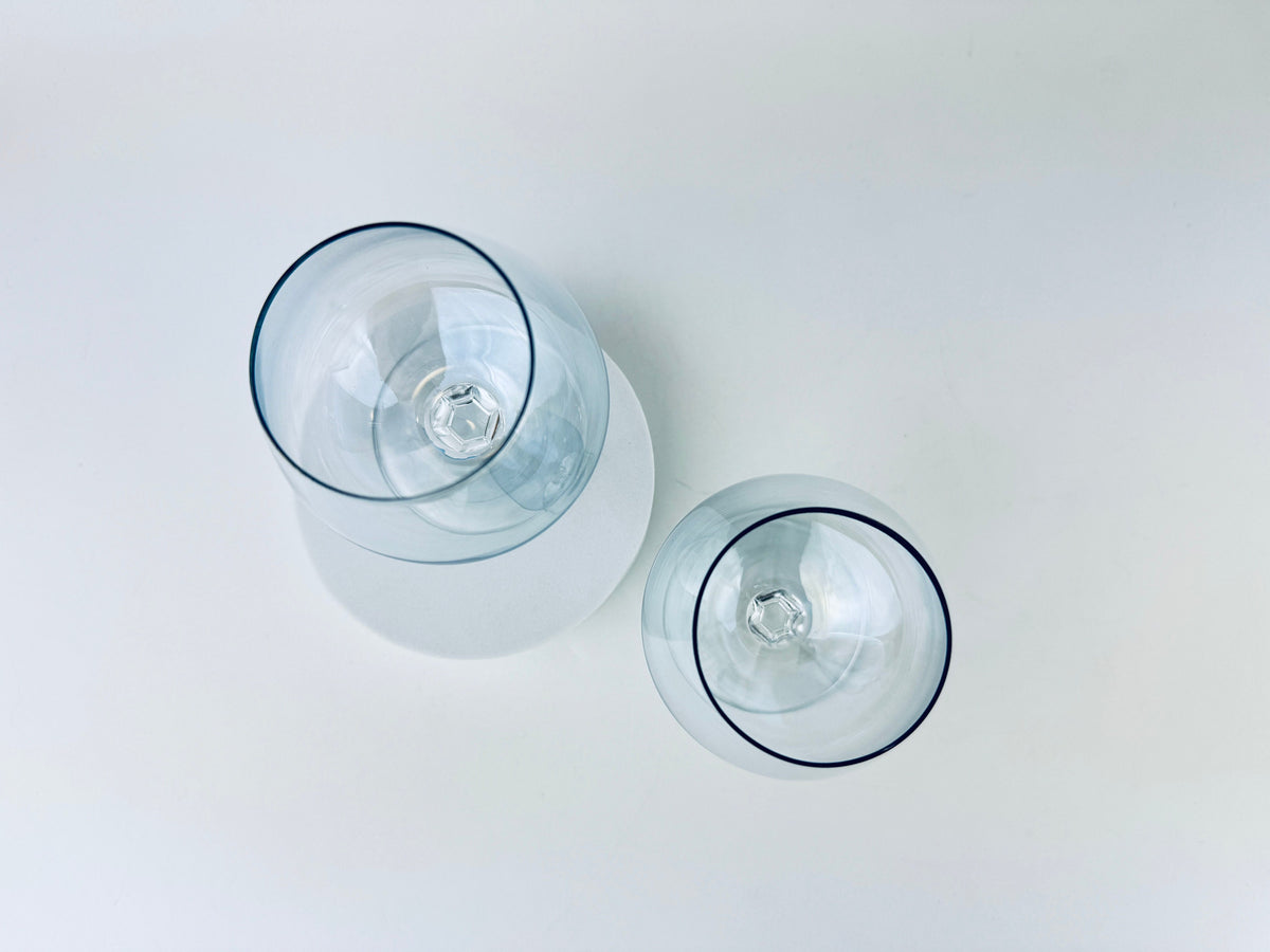 Product image for 'vintage shimmer liqueur glass set set of two 2' (view b0689b)