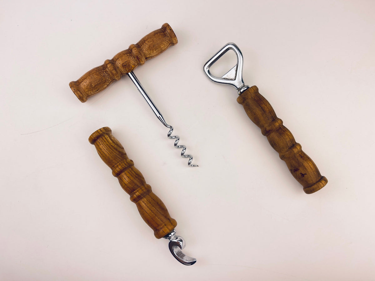 Product image for 'vintage mid century japanese barware set 3 piece stainless steel tools' (view b5cd99)