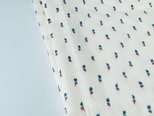 Product image for 'vintage 1980s beige pink blue abstract print fabric 40 x 44' (view 0e87d3)