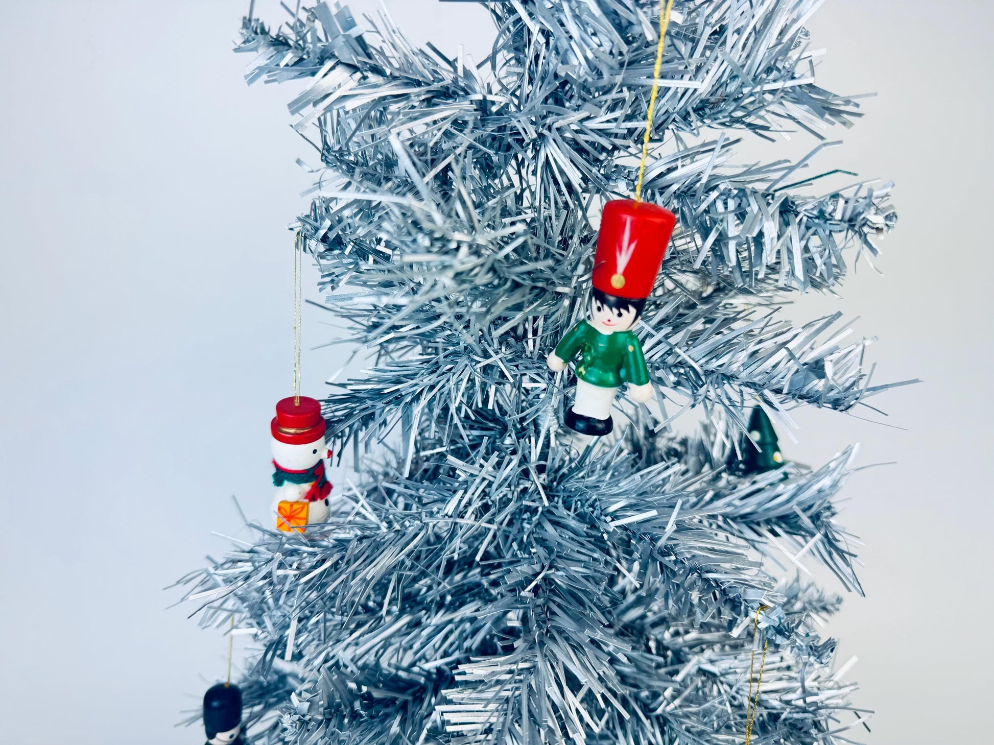 Product image for 'vintage hand painted wooden christmas tree ornaments sets sold separately' (view 8a9fcb)