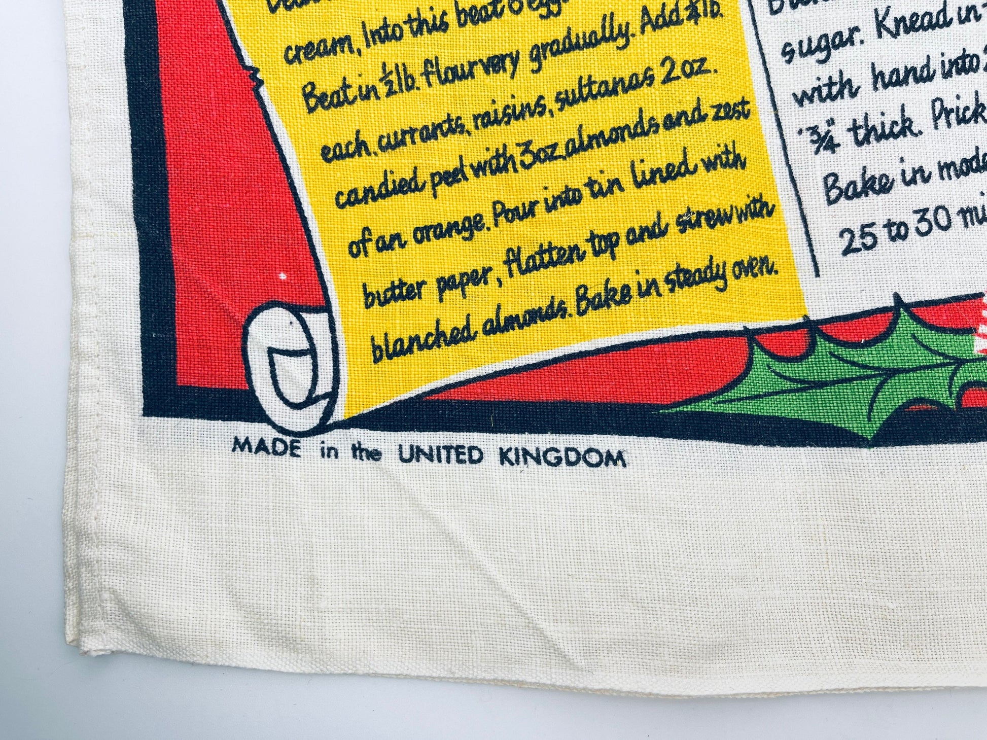 Product image for 'vintage traditional scottish recipes tea towel made in the united kingdom pure linen' (view 8a524b)