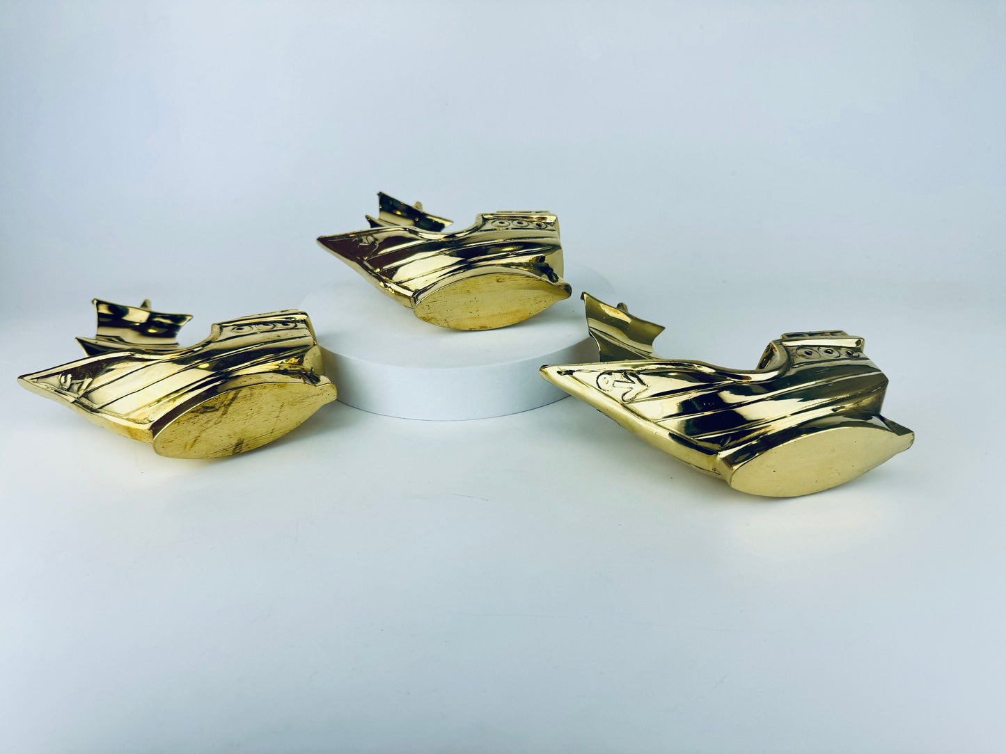Product image for 'vintage brass pirate boat ship planter sculpture sold separately' (view d7c735)