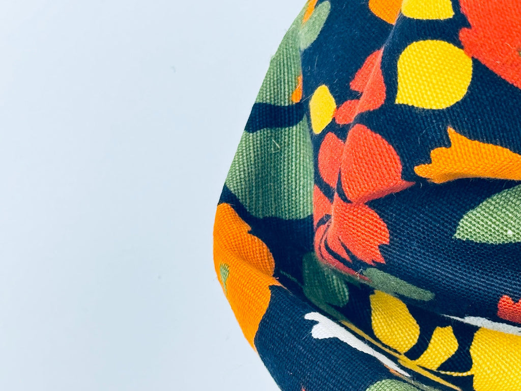 Product image for 'vintage bright contrasting large print floral print upholstery fabric material cuts sold separately' (view 397c13)