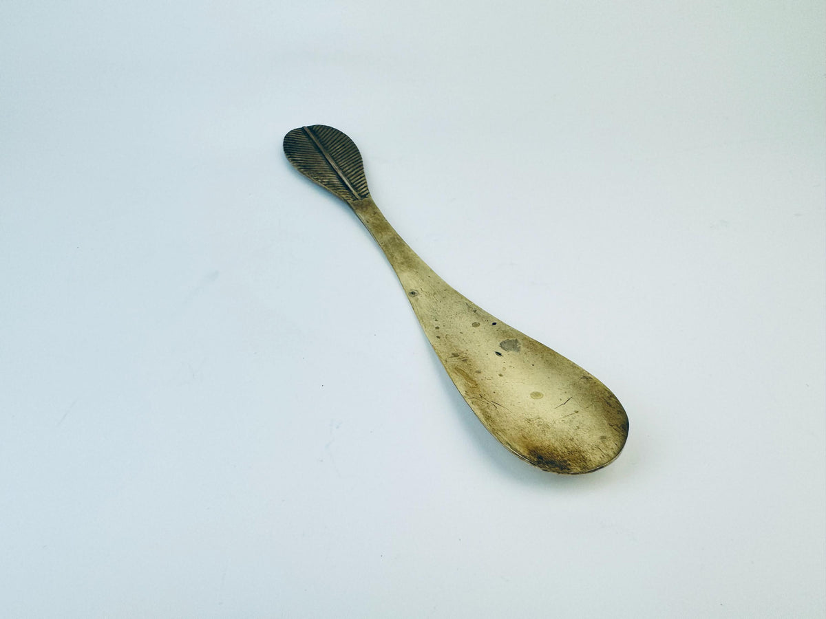 Product image for 'vintage solid brass shoe horns attractive aged metal patina sold separately' (view 3494d2)