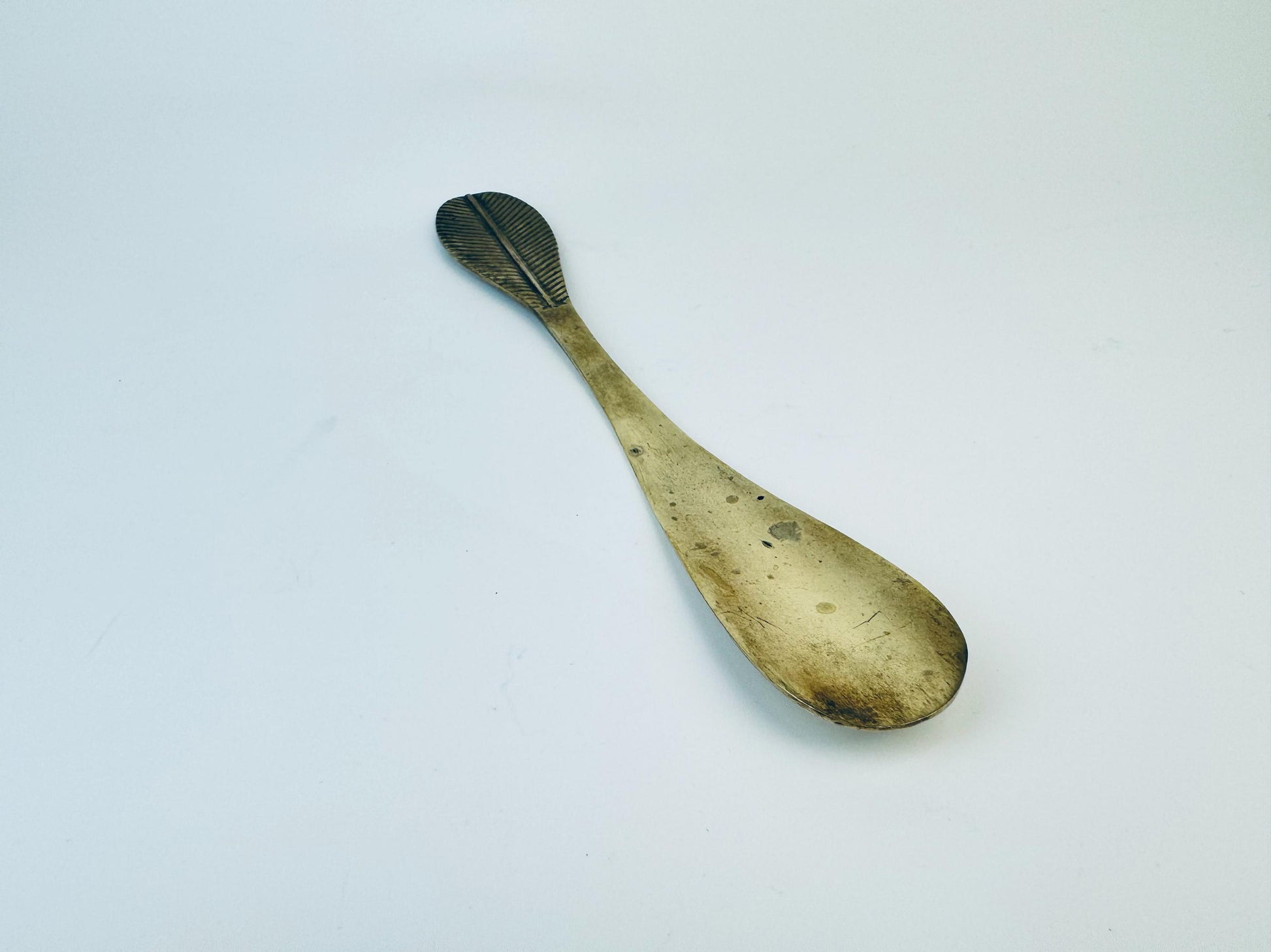 Product image for 'vintage solid brass shoe horns attractive aged metal patina sold separately' (view 3494d2)