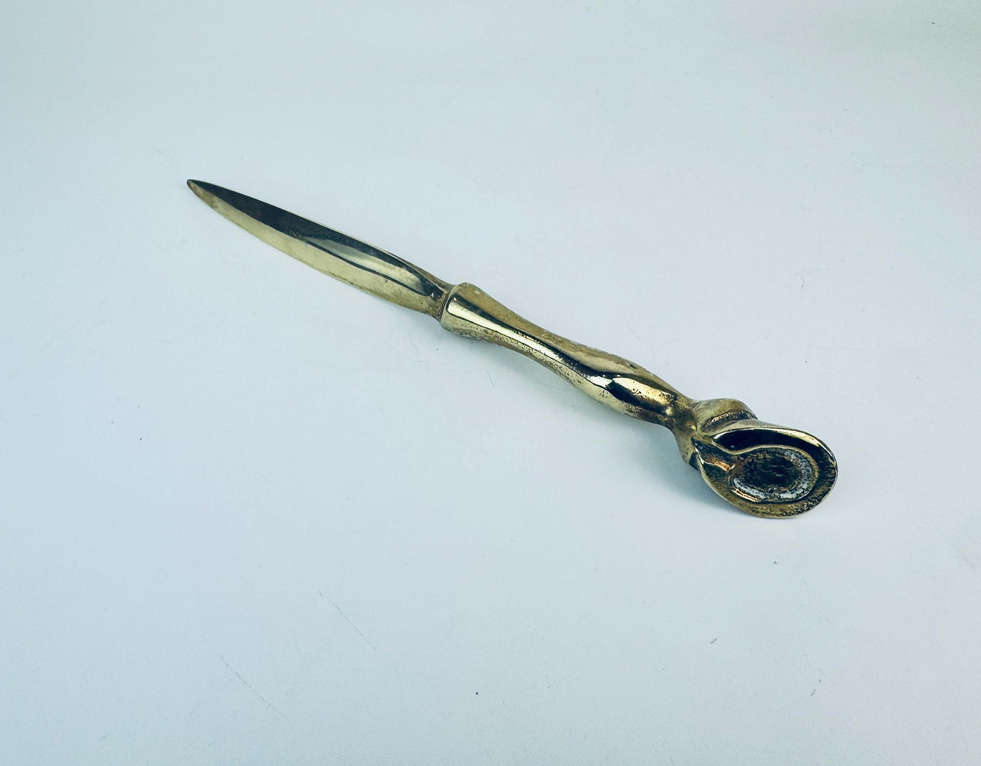 Product image for 'vintage solid brass horse hoof letter opener equestrian elegance' (view 0633b2)