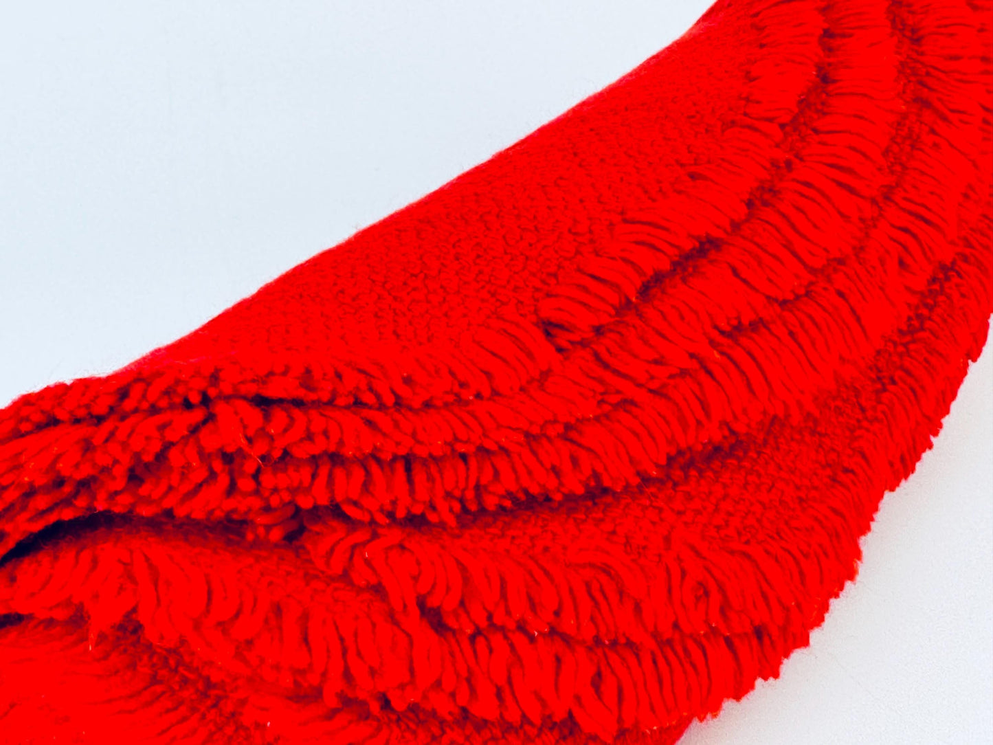 Product image for 'vintage red oval fringe place mats set of six 6' (view a61908)