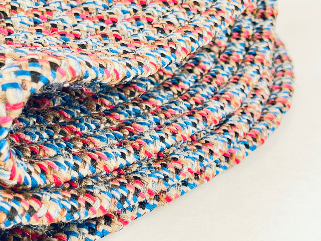 Product image for 'vintage woven acrylic oval rug handcrafted braided entryway mat' (view c0911d)
