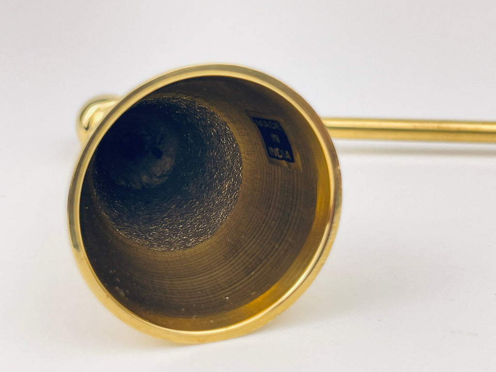 Product image for 'vintage brass candle snuffer doubter striped dome new old stock nos' (view 0e4513)
