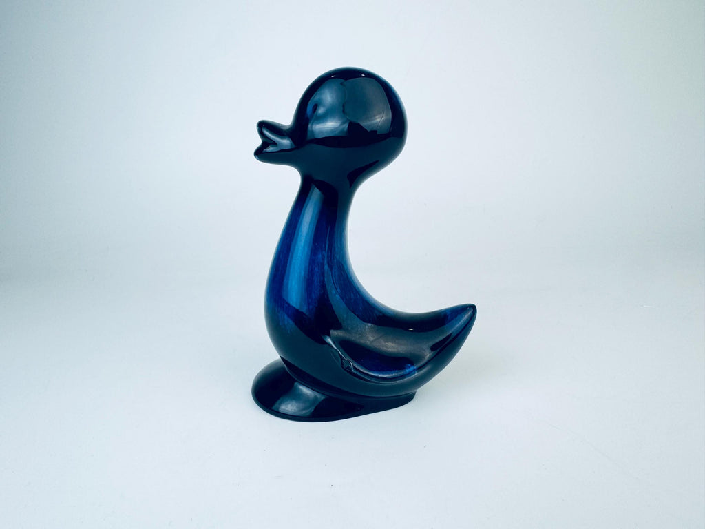 Product image for 'vintage blue drip glazed duck figurine blue mountain pottery bmp made in canada' (view f95d7a)