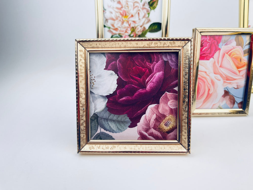 Product image for 'vintage gold metal brass picture frames various sizes sold separately' (view 34c094)
