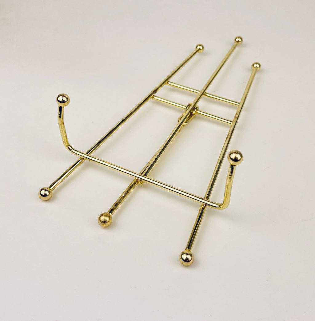 Product image for 'vintage gold collapsible small easel picture sheet music holder' (view 909e41)