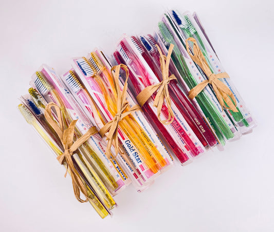 Product image for 'vintage gold star tooth brush new set of forty 40 sets sold separately' (view 05ae9d)