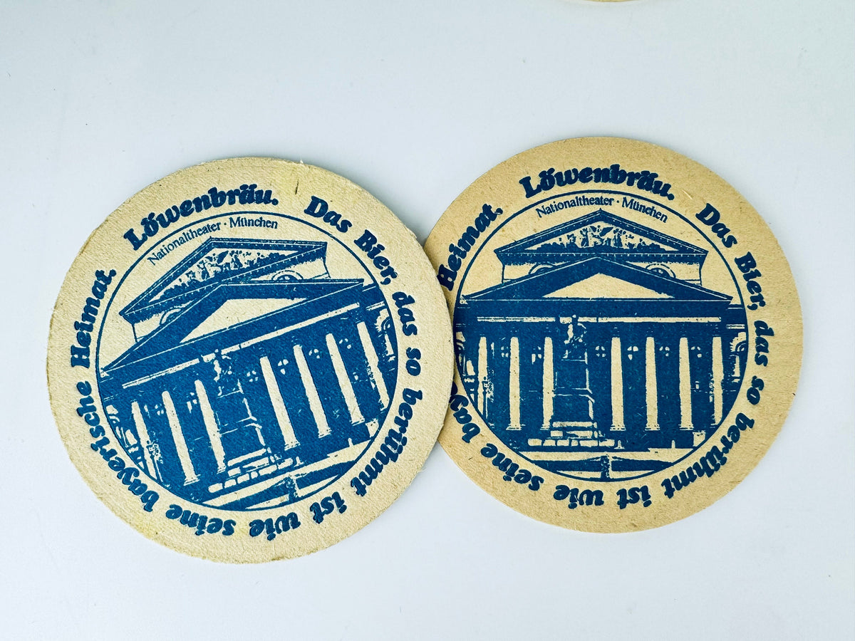 Product image for 'vintage deutch german bar coasters beer cocktail mat sold separately' (view 7b0a25)