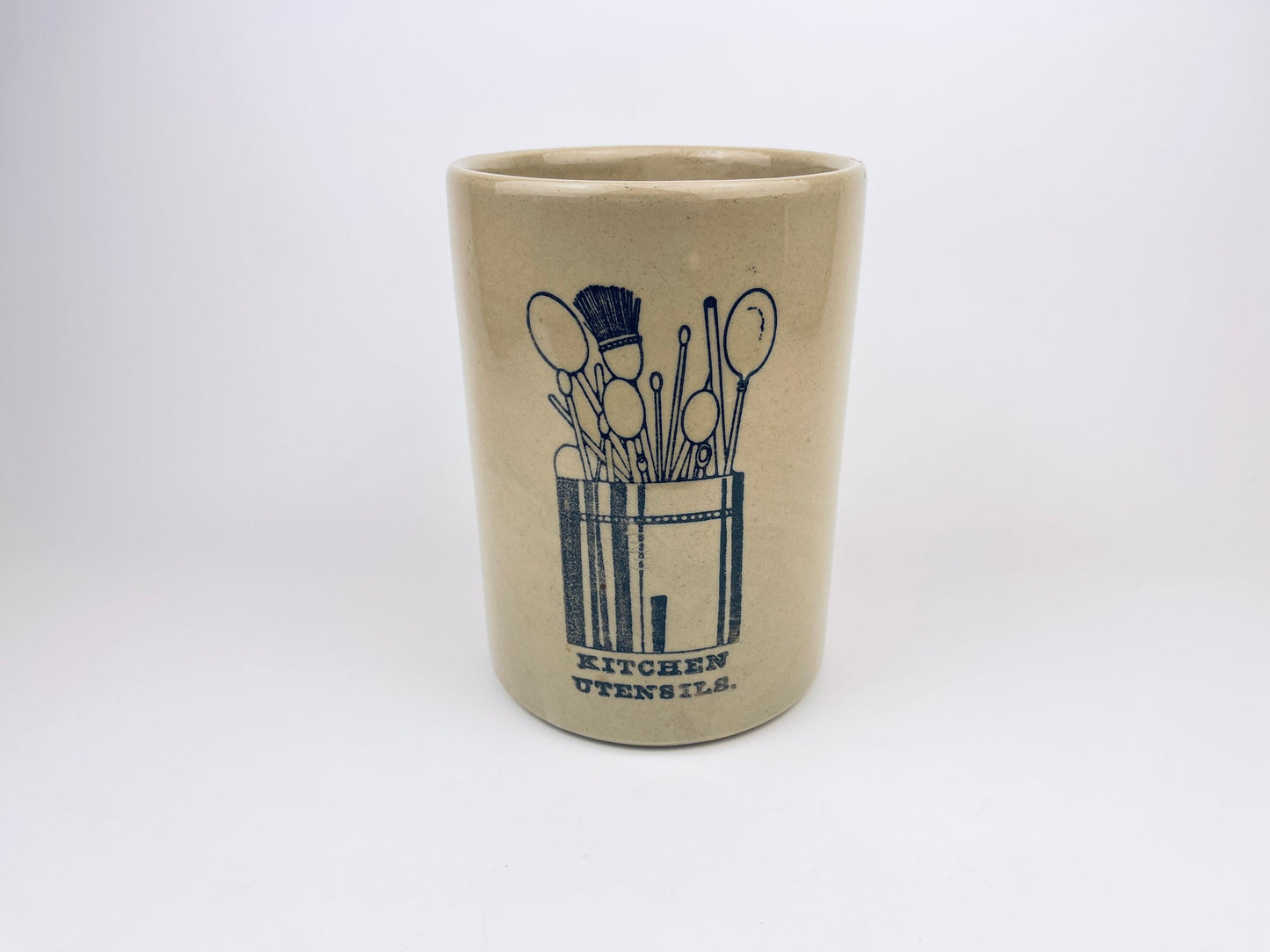 Product image for 'vintage stoneware kitchen utensils countertop container pearsons of chesterfield 1810 made in england' (view c7c369)