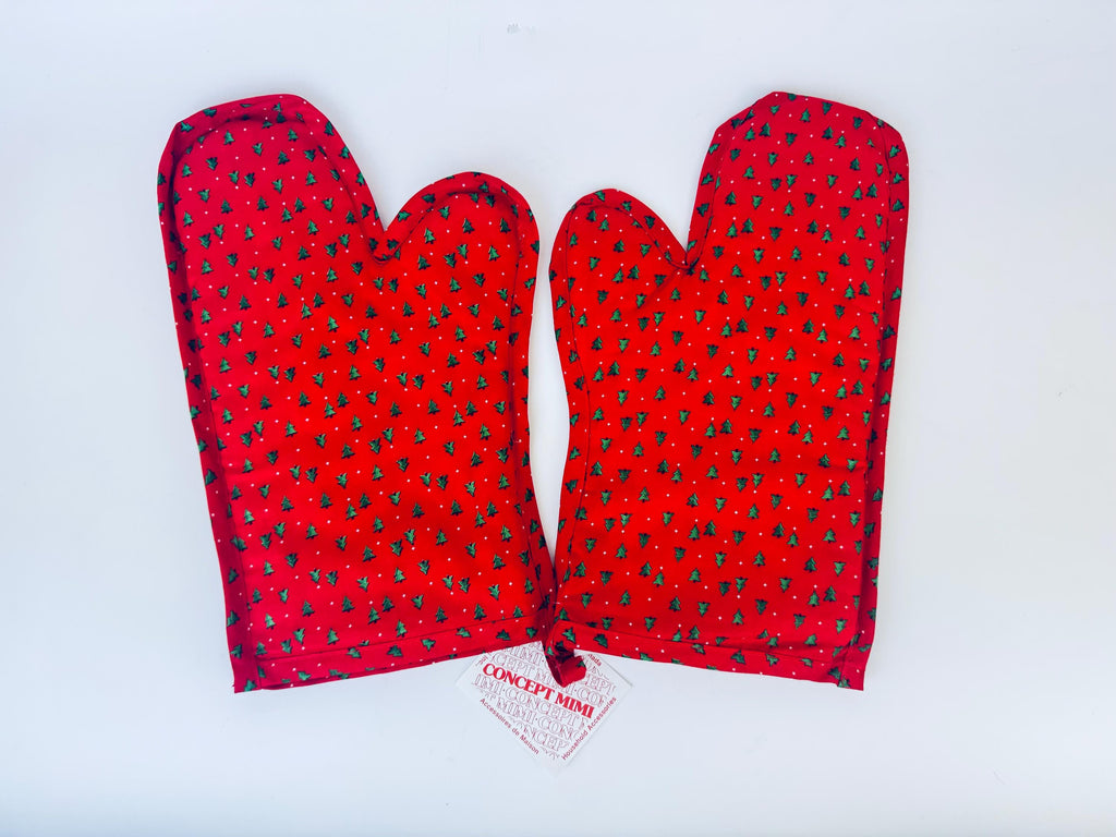 Product image for 'vintage christmas pot holder oven mitt sold separately' (view d4a1af)