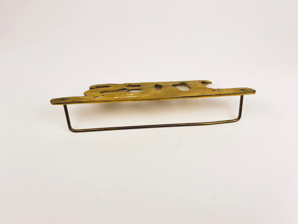Product image for 'vintage wall mounted brass ties holder' (view 035fc6)