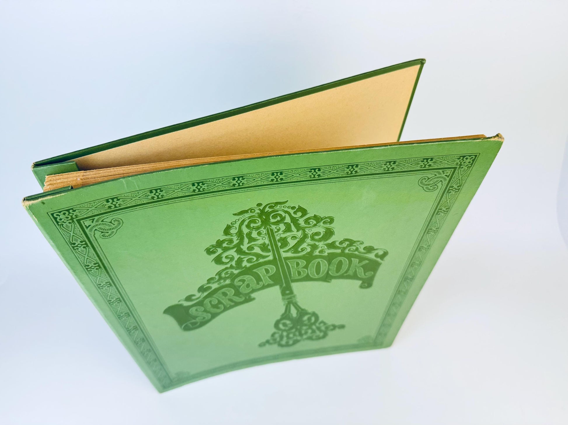 Product image for 'vintage oversized green scrapbook new old stock nos' (view 99b276)