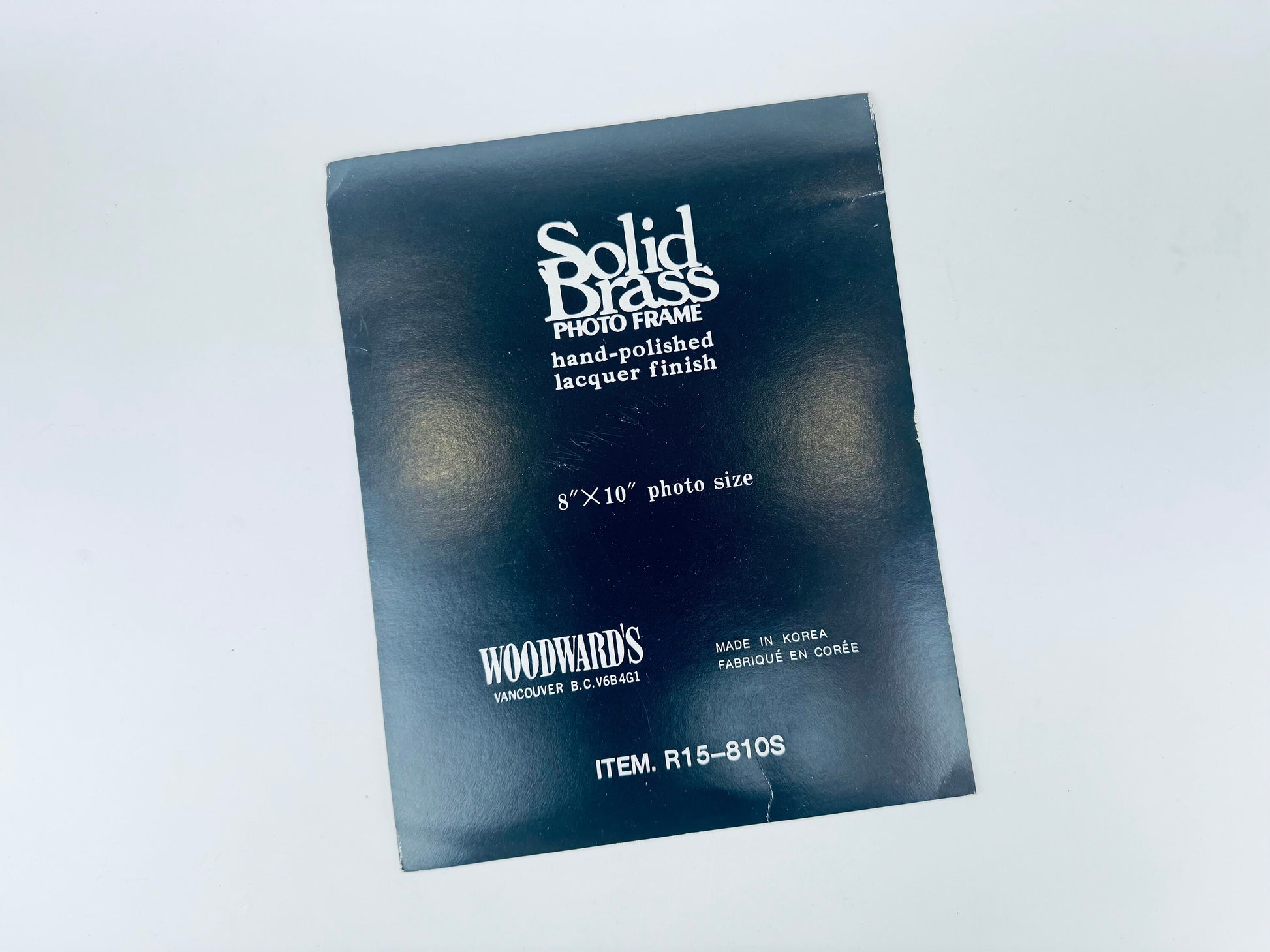Product image for 'vintage solid brass gold tabletop picture frames hand polished lacquer coated made in korea sold separately' (view f6d966)