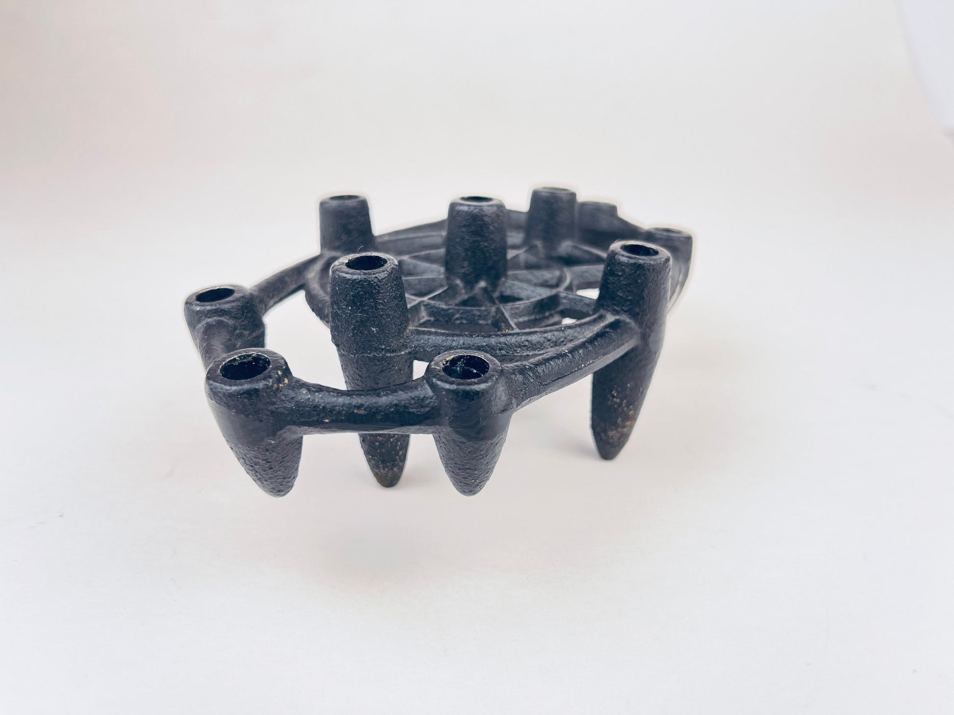Product image for 'vintage japanese cast iron 11 taper candle holder mid century modern elegance' (view 7f0ef9)
