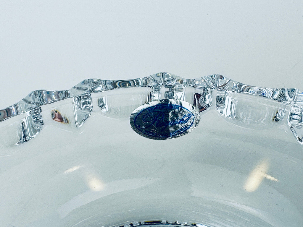 Product image for 'vintage rogaska clear crystal dish votive candle holder svinceni kristal rocno delo slovenija' (view 0b7ecd)