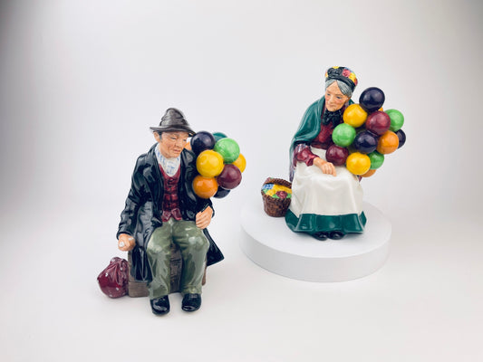 Product image for 'vintage royal doulton old balloon seller old balloon man figurines made in england sold separately' (view 70084e)